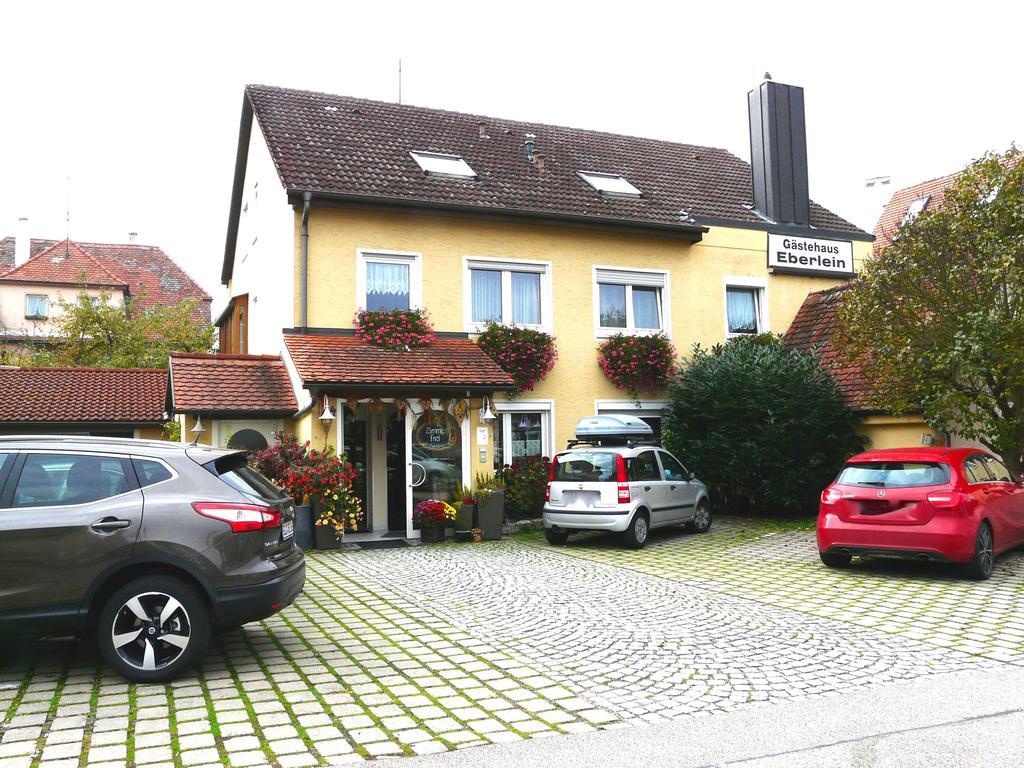 Gaestehaus Eberlein Rothenburg ob der Tauber Dış mekan fotoğraf
