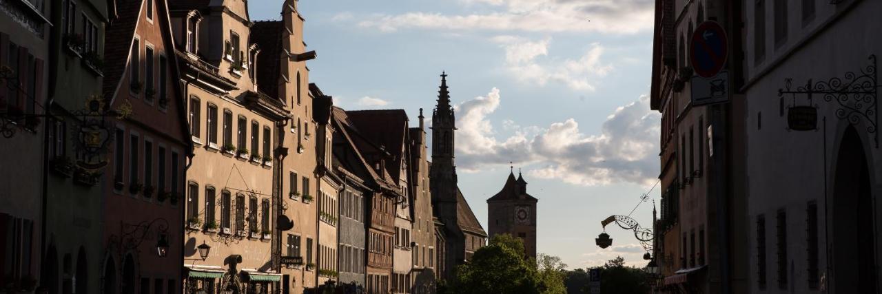 Gaestehaus Eberlein Rothenburg ob der Tauber Dış mekan fotoğraf